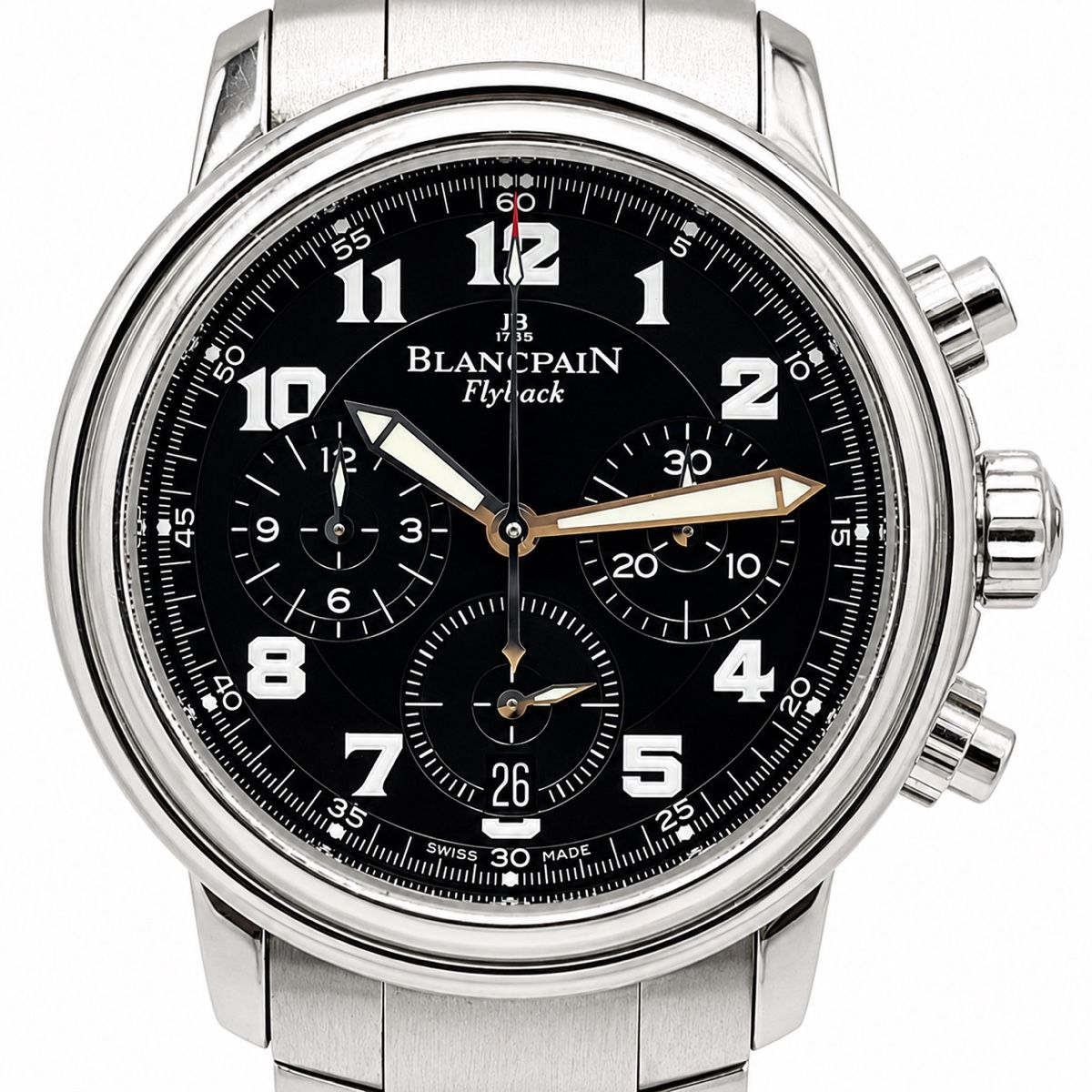 Blancpain Orologi: Blancpain Léman Fly-Back Chronograph - Full Set 1999  – Usato da Wil SG venduto da rappwatches 1
