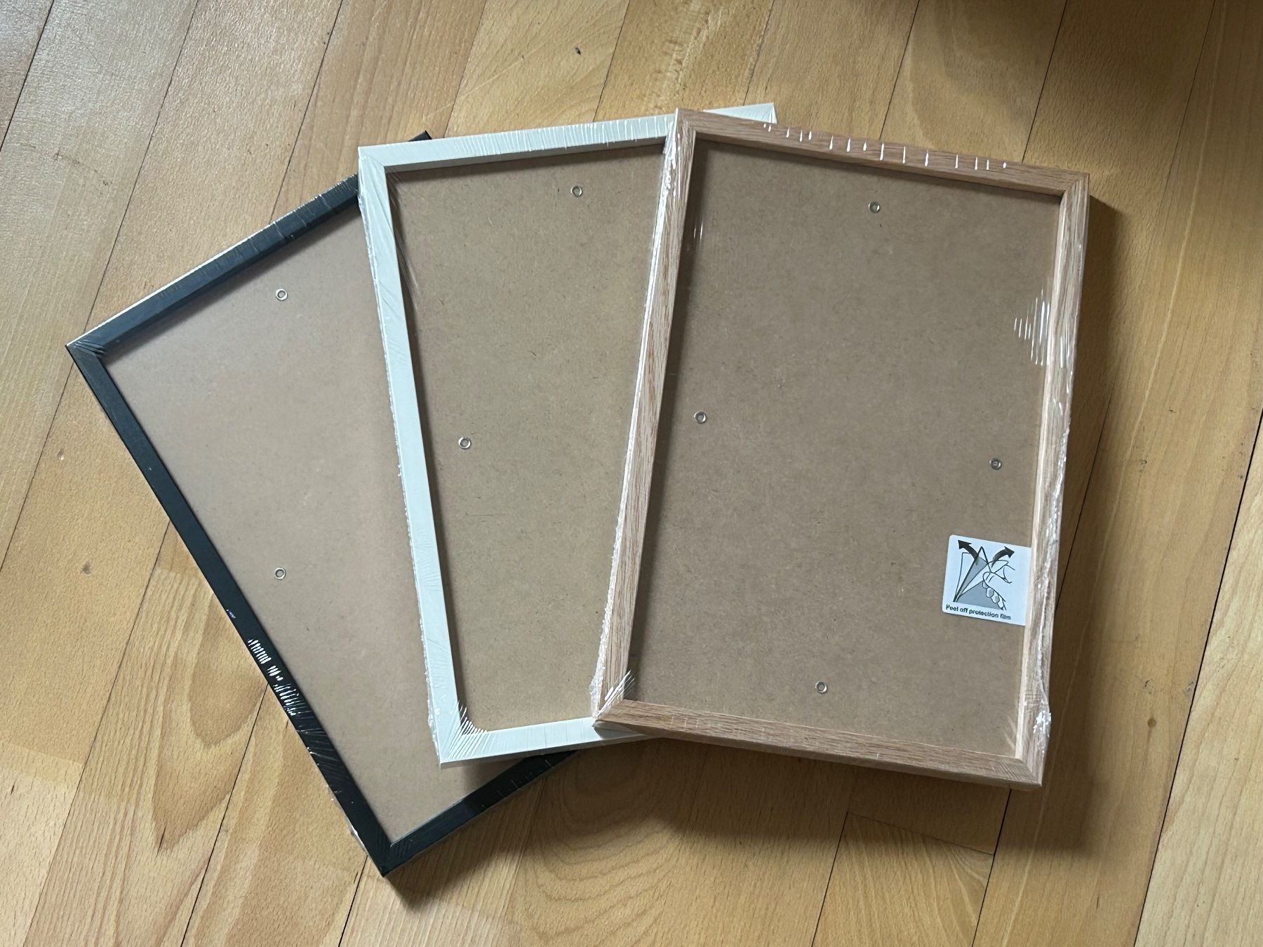 Cornici: 3 x Bilderrahmen 20x30cm schwarz, weiss & eiche – Nuovo e nell'imballaggio originale da Zürich venduto da emkay13 4