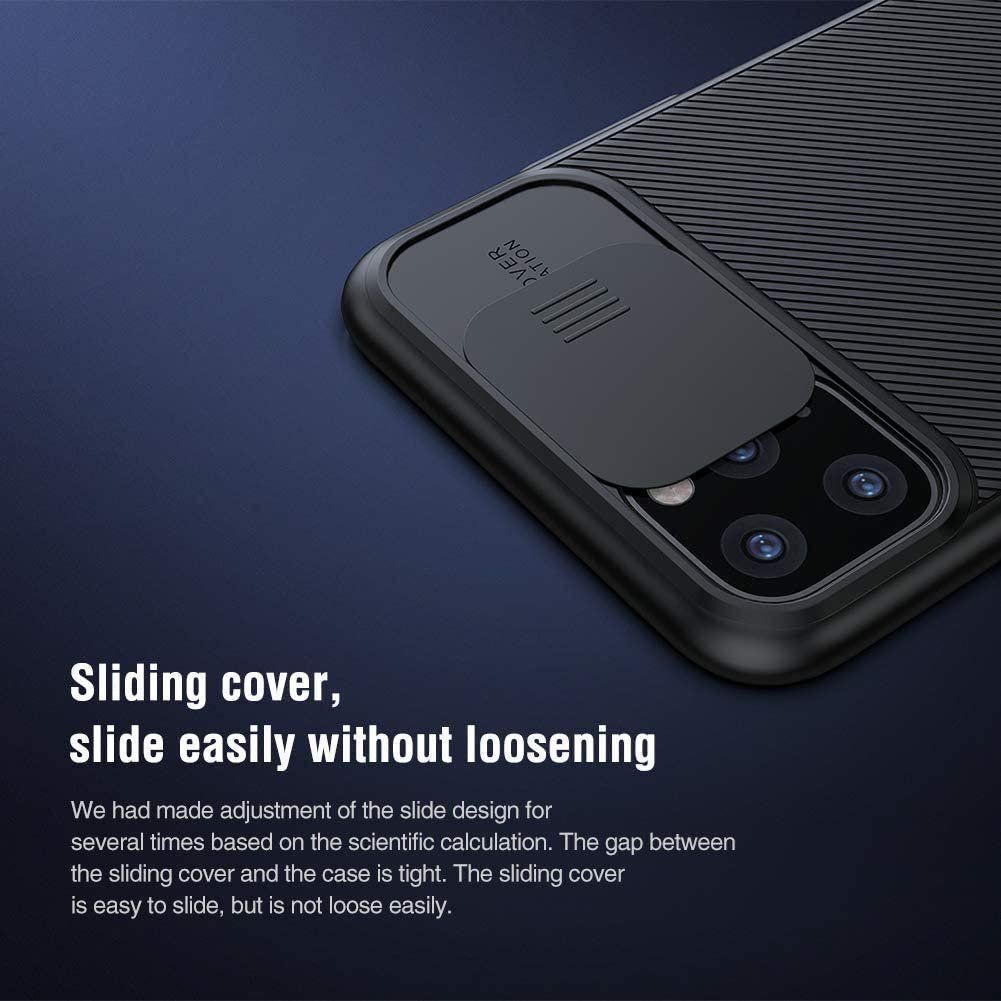 Cover & Protezioni schermo: Étui iPhone 11 Pro - Coque Nillkin avec couvercle caméra – Nuovo e nell'imballaggio originale da Morges venduto da DigiAC 2