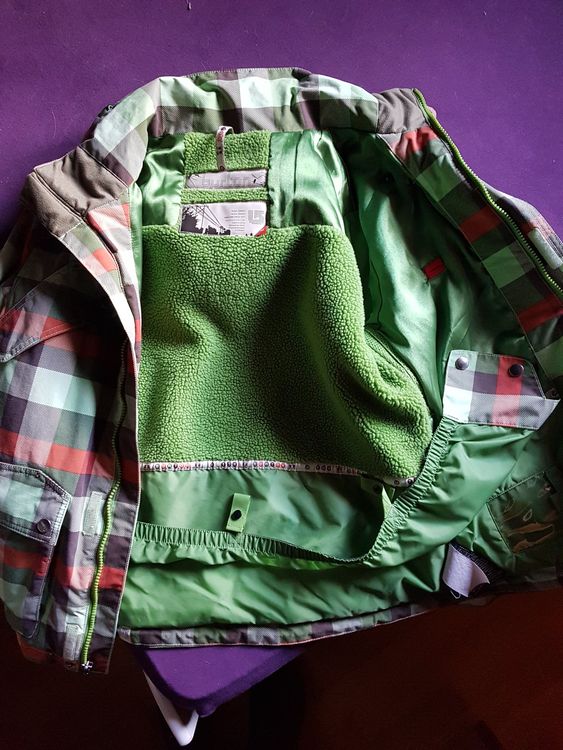 Burton Jacken: Ski-Jacke von Burton, grün- orange-braun kariert, Grösse M – Gebraucht aus Buttisholz von Simone_n 5