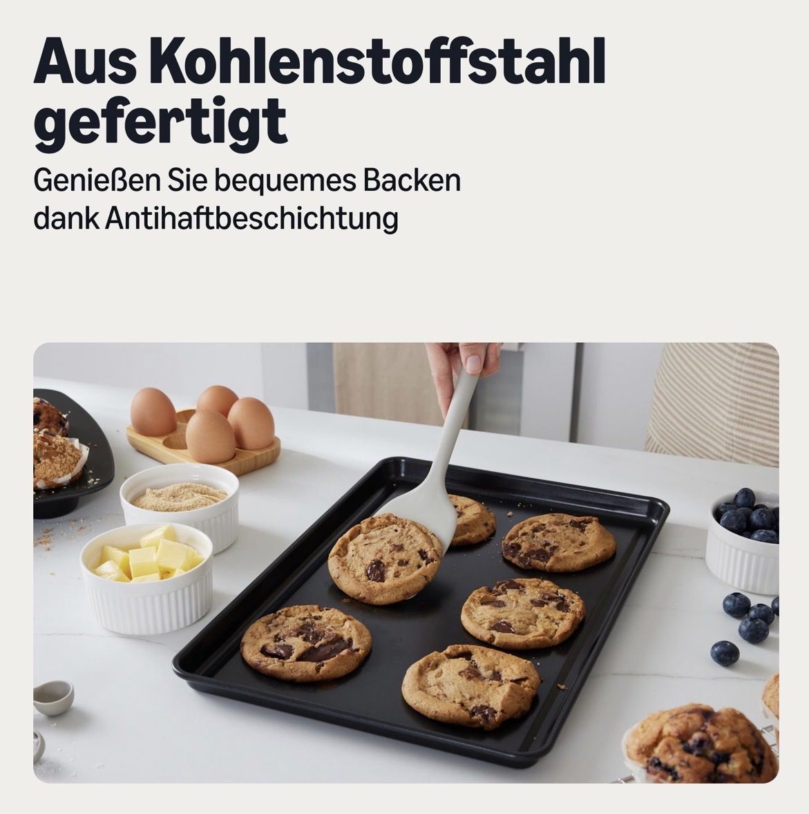 Backformen: 6-tlg. Backformen-Set Antihaft | Blech, Muffin, Rost – Neu und originalverpackt aus Suhr von SchnapperCH 2