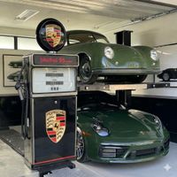 Porsche Zapfsäule Tanksäule Tokheim Sammlerstück Unikat