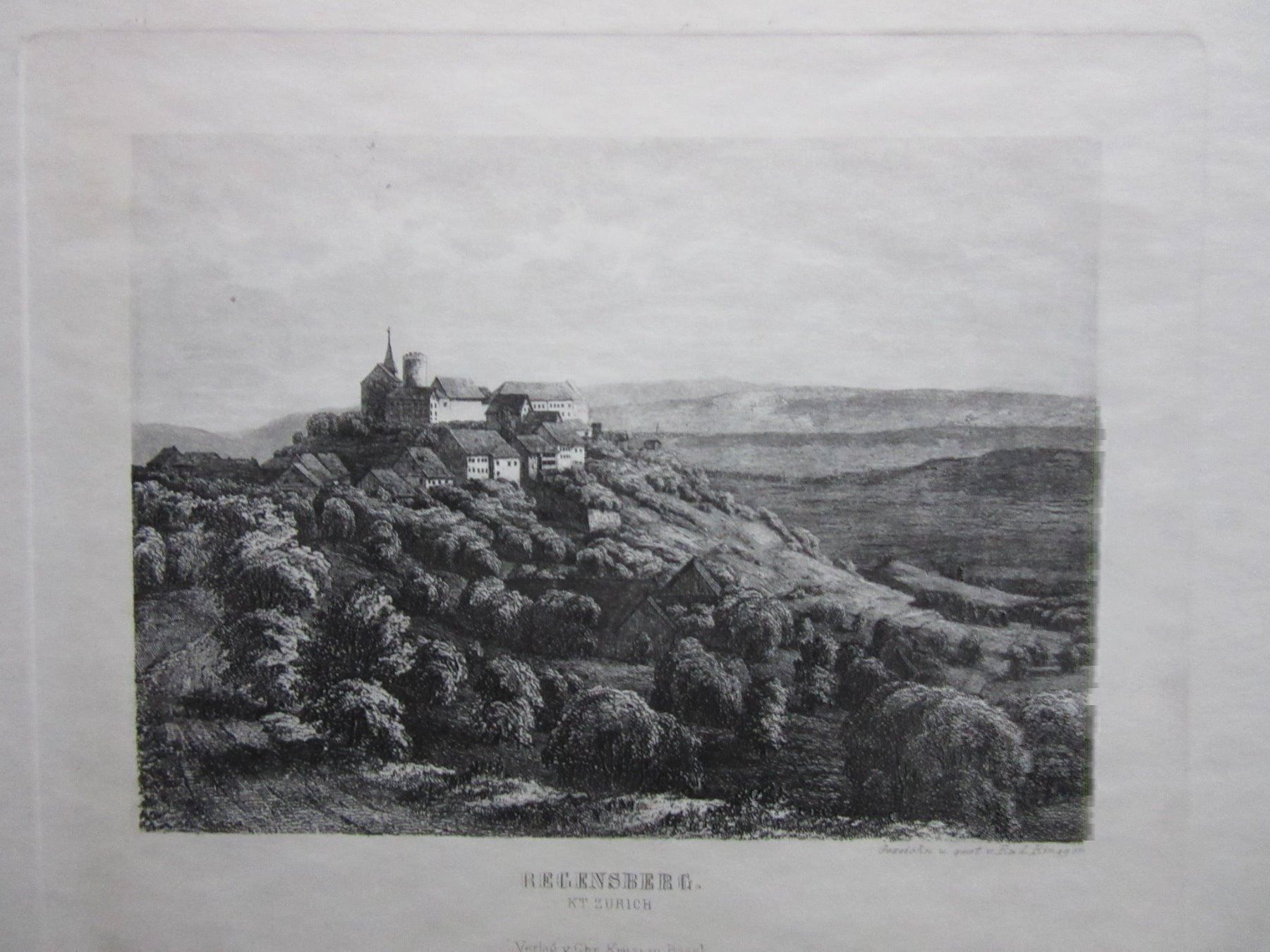 Incisioni: REGENSBERG STAHLSTICH – Usato da Gersau venduto da grafik-kunst 1
