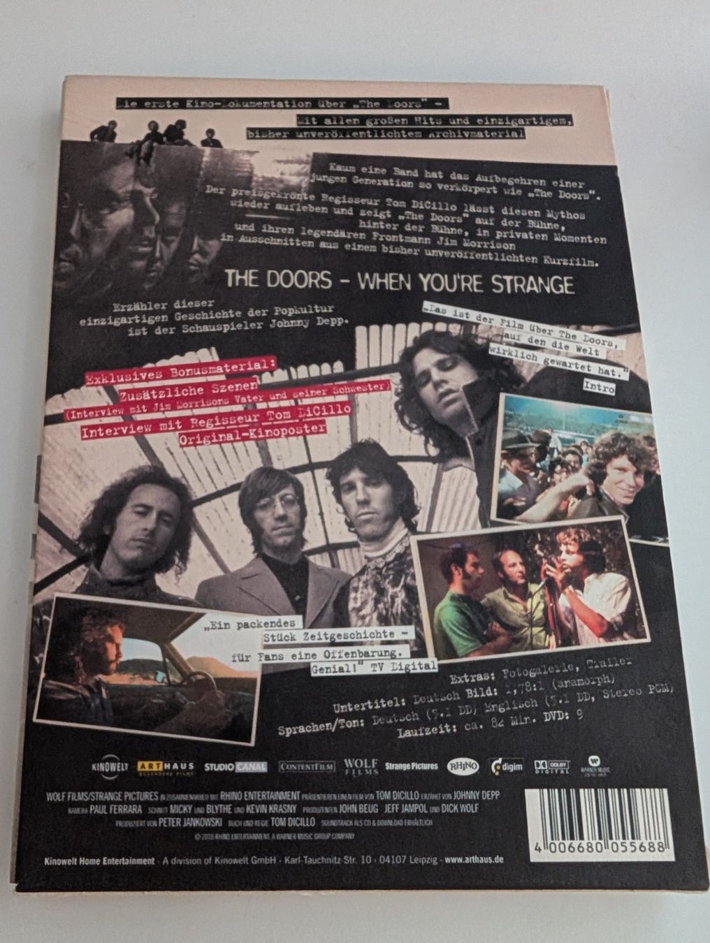 Alle DVDs: The Doors - When You're Strange - Arthaus DVD – Gebraucht aus Hünenberg See von SpecialEditionGaming 2
