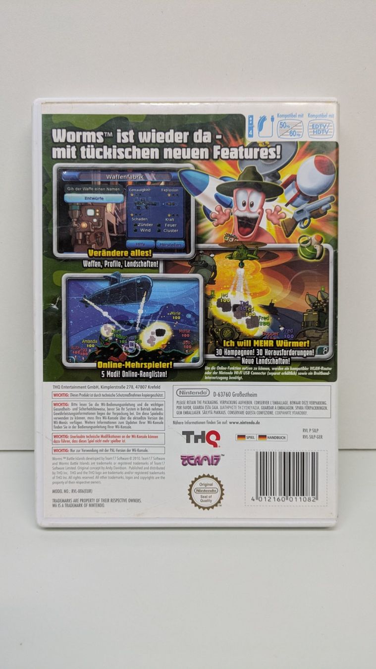 Giochi: Worms: Battle Islands - Nintendo Wii – Usato da Menziken venduto da mame18 2