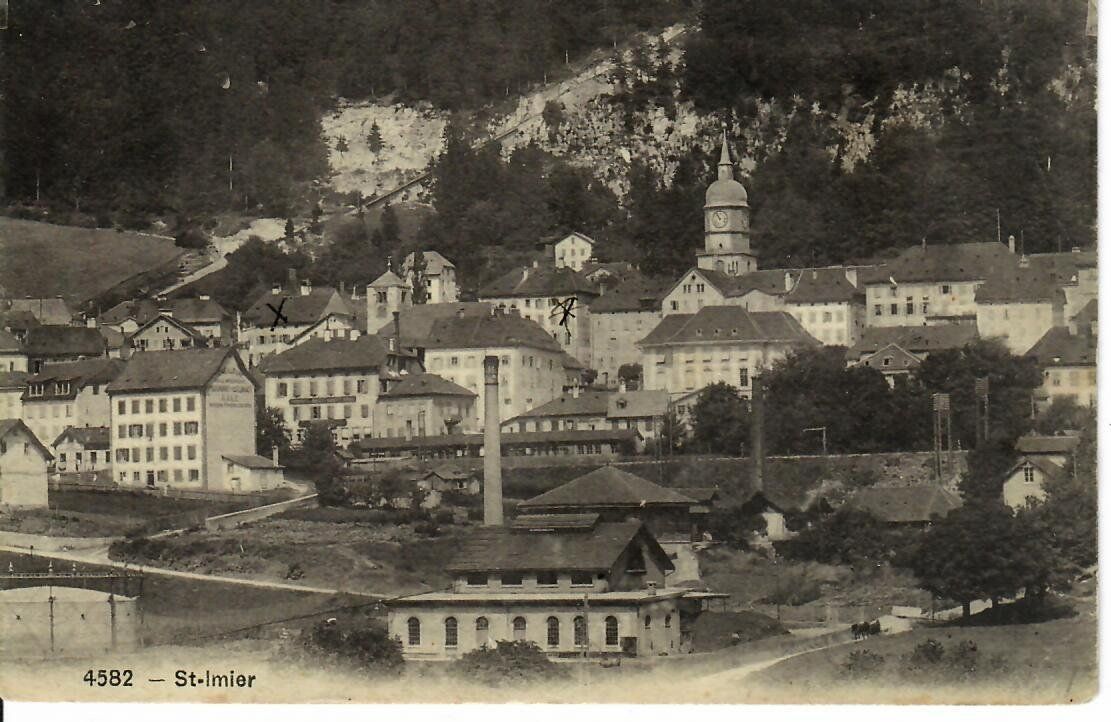 Cartoline postali: St. Imier  1909 – Usato da Hochdorf venduto da Ziegel-16