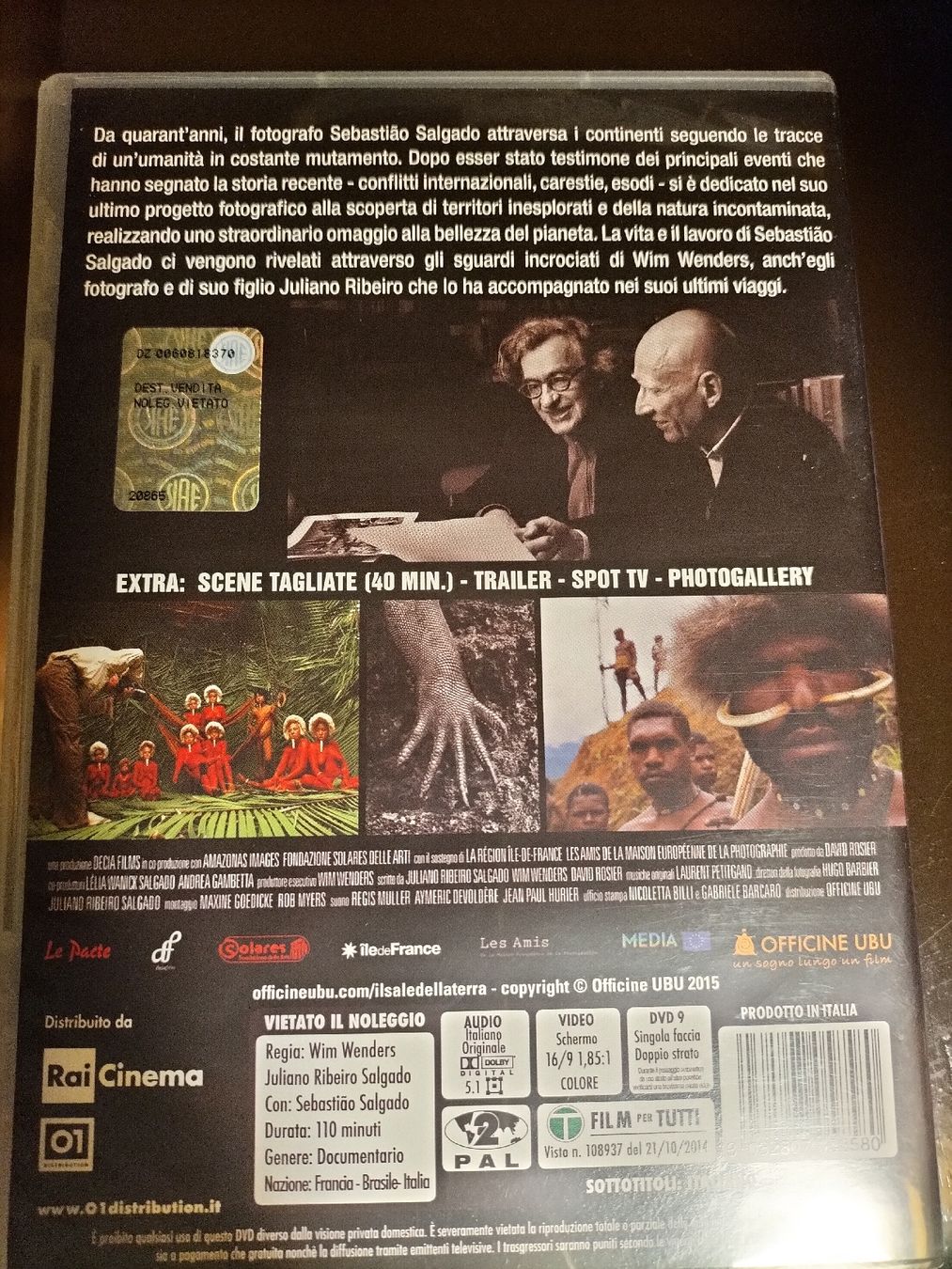Tutti i DVDs: Dvd Il sale della terra – Usato da Penthalaz venduto da fed_5ypc 1