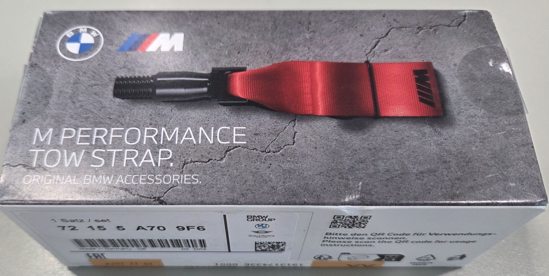 BMW Accessori per altri veicoli: Original BMW M Performance Abschleppschlaufe – Usato da Tamins venduto da Bike.ness