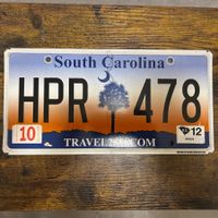 🇺🇸 U.S. Autoschild - South Carolina HPR 478 - ORIGINAL