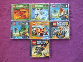 7 – Lego Ninjago / Chima / Nexo Knights - Hörspiel - CD´s