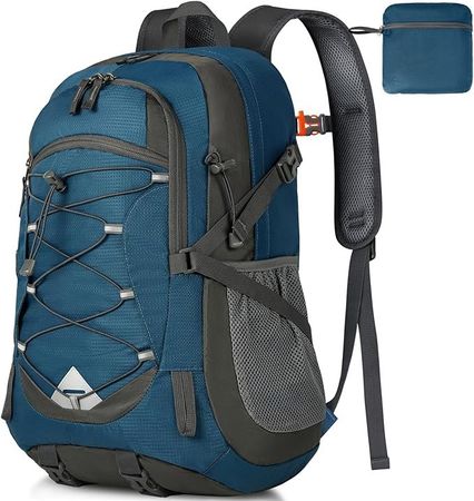 Wanderrucksack | Reiserucksack | 40L Rucksack faltbar Blau