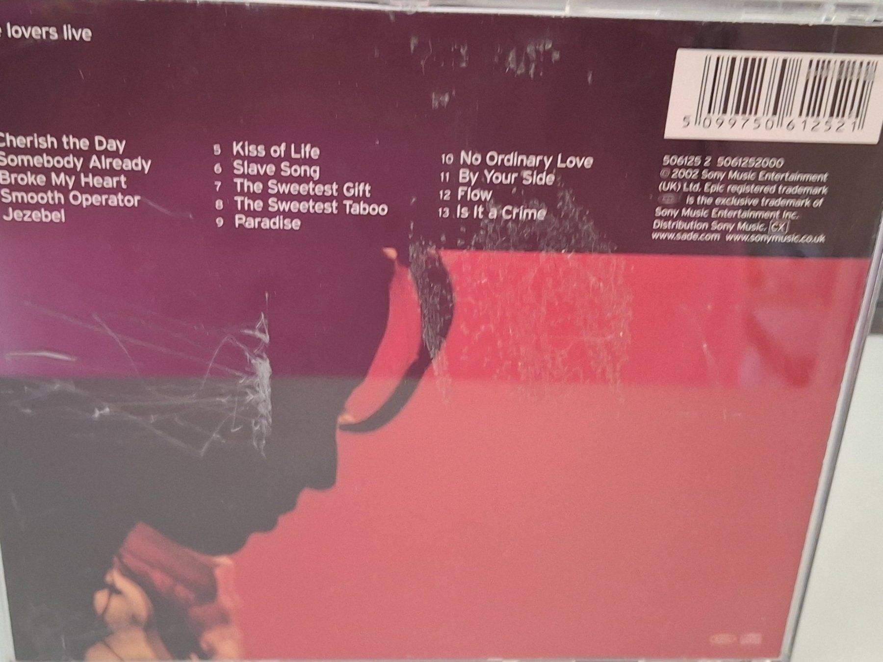 CD: CD Sade -  Lovers Live – Usato da Aarberg venduto da Jackup1 1