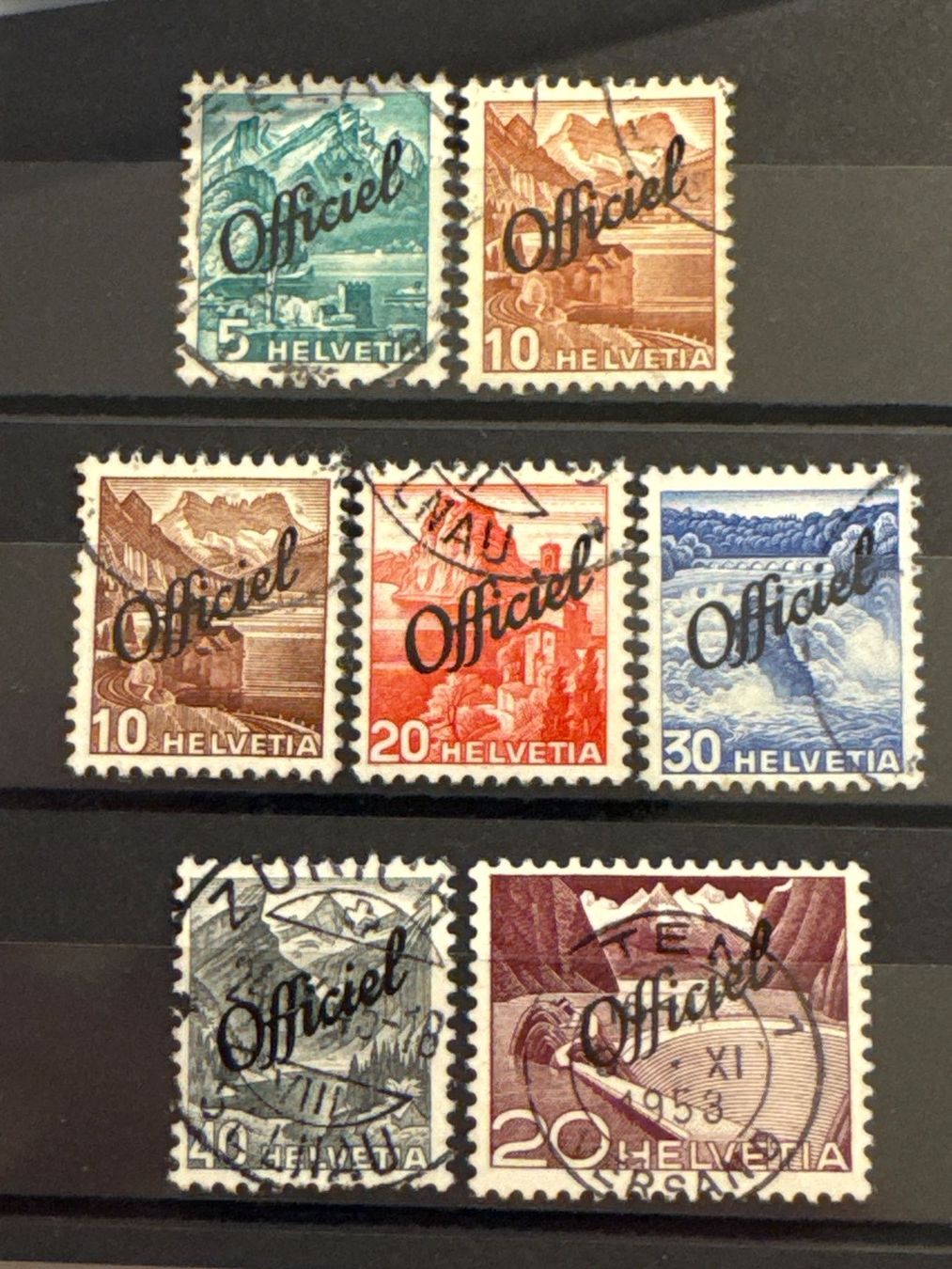 Tutti i francobolli: 1942, Dienstmarken DII, gestempelt – Usato da Küssnacht am Rigi venduto da mic_xr8d