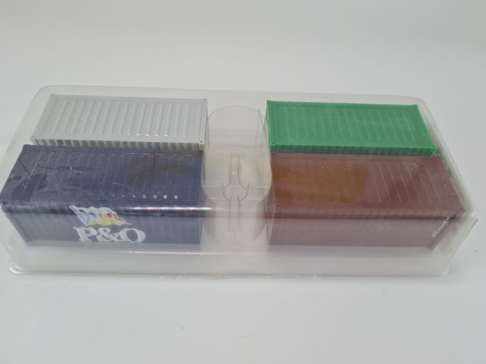 AMW 90607 Container für Güterwagen Set 8 Stück H0 1:87 (Neu (gemäss ...