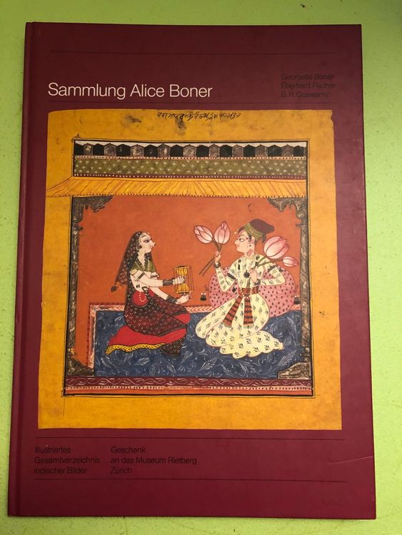 G. Boner, E. Fischer, B. N. Goswamy Sammlung Alice Boner Kaufen auf
