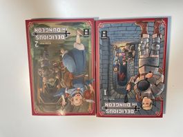 Delicious in Dungeon Manga Band 1 und 2 guter Zustand