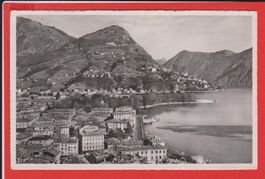Lugano   -   alte Ansichtkarte 1950er-Jahre