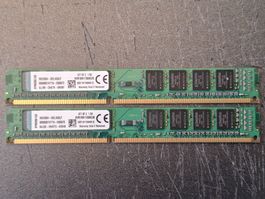 2x 4 GB Kingston DDR3 1600 MHz 12800U RAM kit