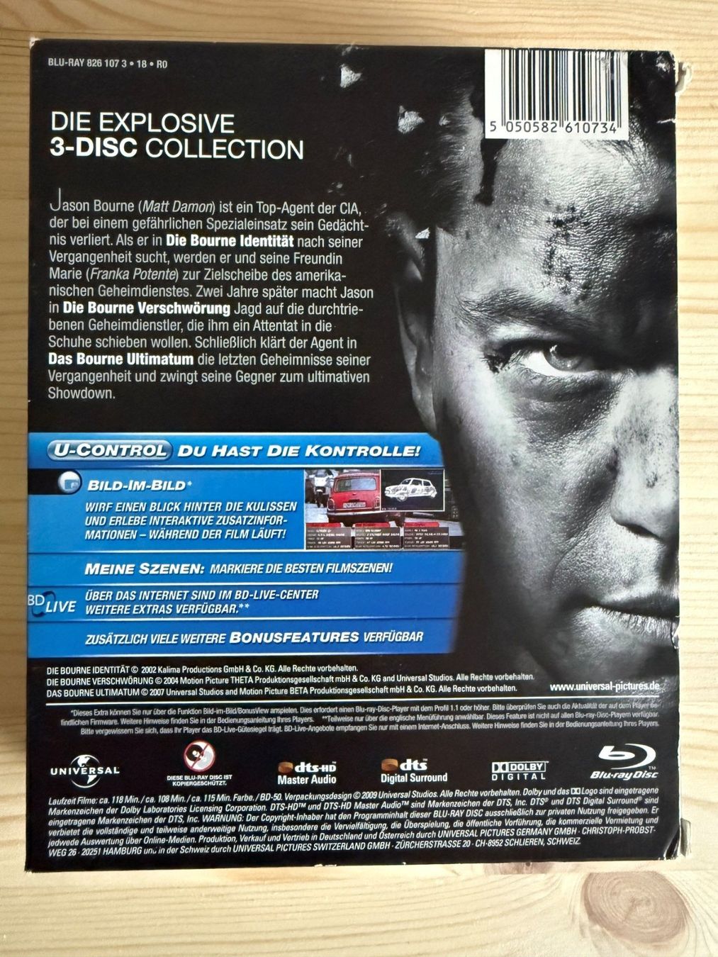 Alle DVDs: Die ultimative Bourne Collection Blu-ray – Gebraucht aus Bönigen von maki8788 1
