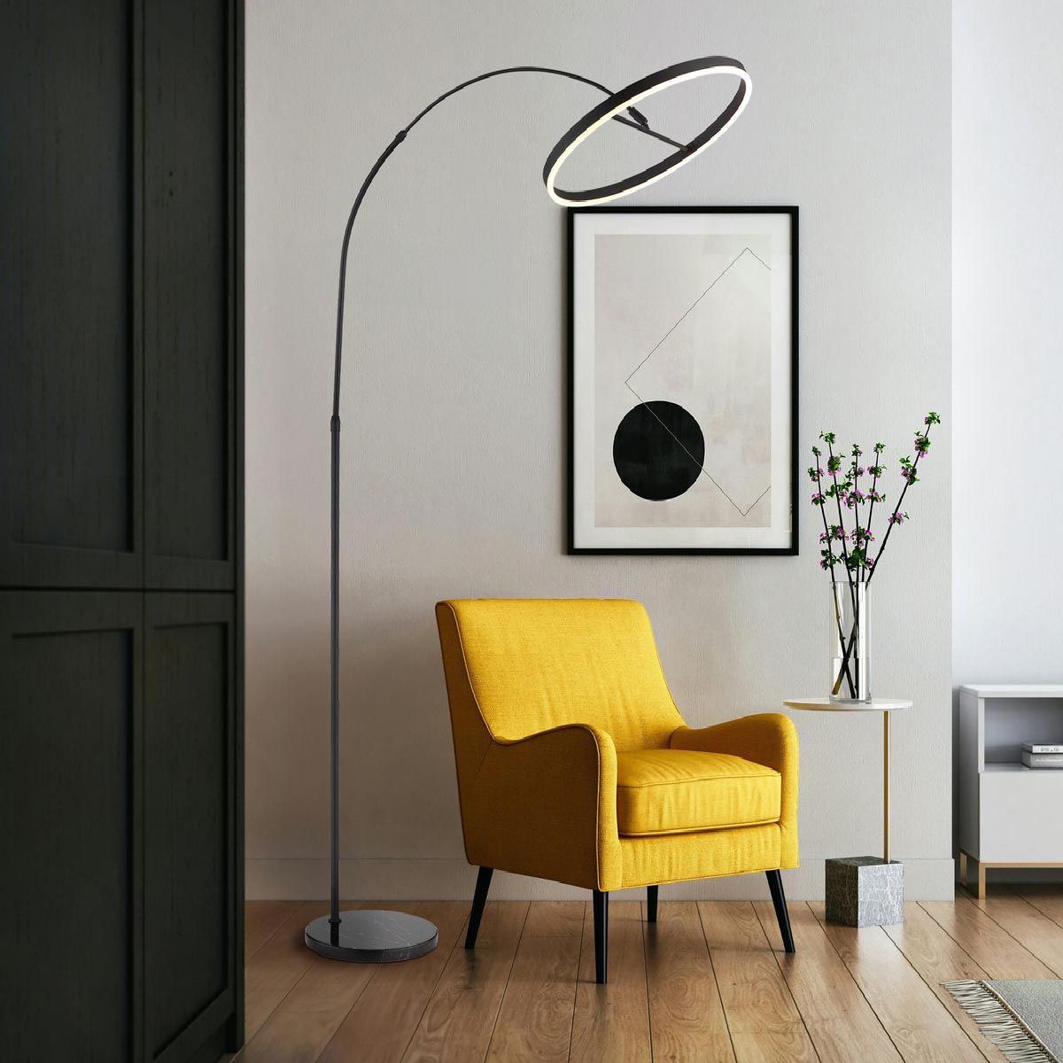 Lampade: LED Stehleuchte, Marmor, 203 cm Höhe – Nuovo (secondo la descrizione) da Kreuzlingen venduto da Smart-Light 1