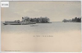 Rolle - Ile de la Harpe - Bateau-salon "France" Dampfschiff