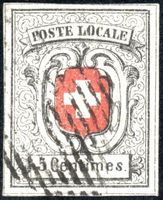 ALTSCHWEIZ « Neuenburg » 2 ATTESTE top Rand Kat. 5'400.-