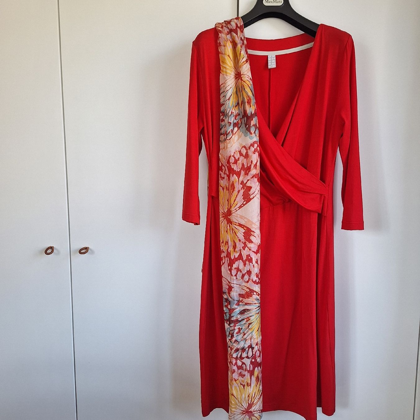 Kleinbasel Vestiti: kleinbasel by Tanja Klein, wunderschönes Kleid, L, hellrot – Usato da Wettingen venduto da Blau8 3