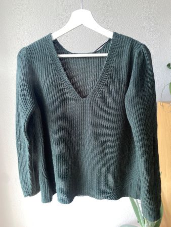 VILA Strickpullover, dunkelgrün, Gr. XL, Top Zustand!