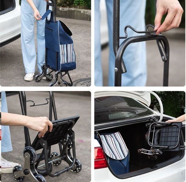 Altro per la casa: 6Räder Klappbar Einkaufstrolley Treppensteiger einkaufswagen – Nuovo (secondo la descrizione) da Kirchdorf AG venduto da Lionstein 5