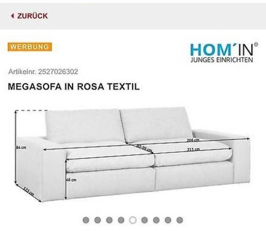 Sofas: Sofa in Altrosa Chouch – D'occasion à Hindelbank par Ghost_11 1