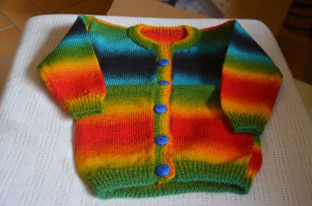 TAILLE 80 - VESTE NEU - HANDARBEIT