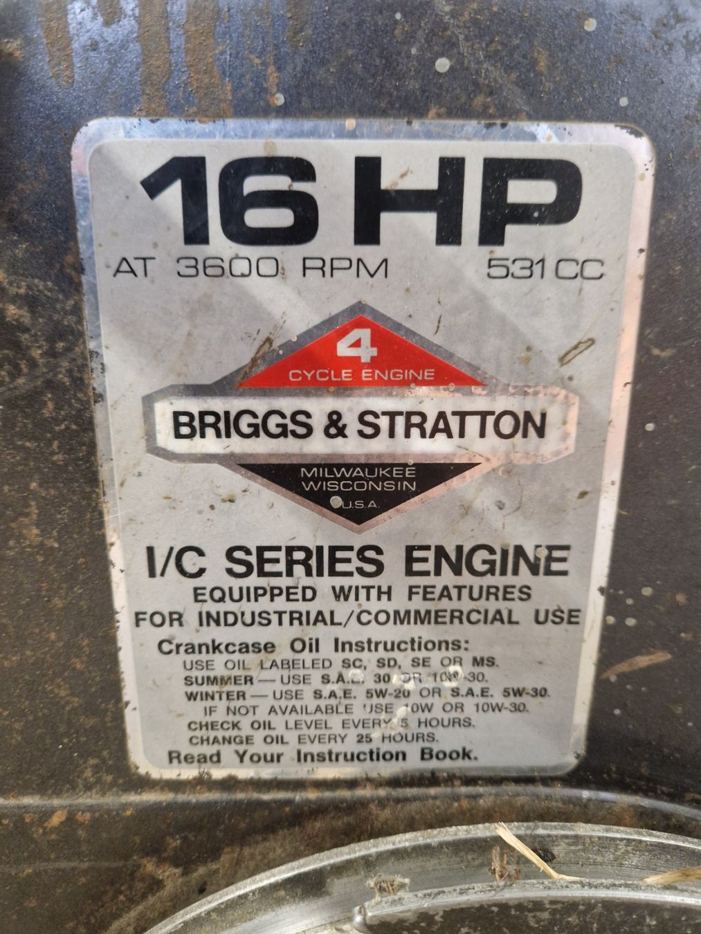 Vanguard  Motori: Basco Briggs und Stratton Benzin Motor – Difettoso da Sattel venduto da Franz17103 2
