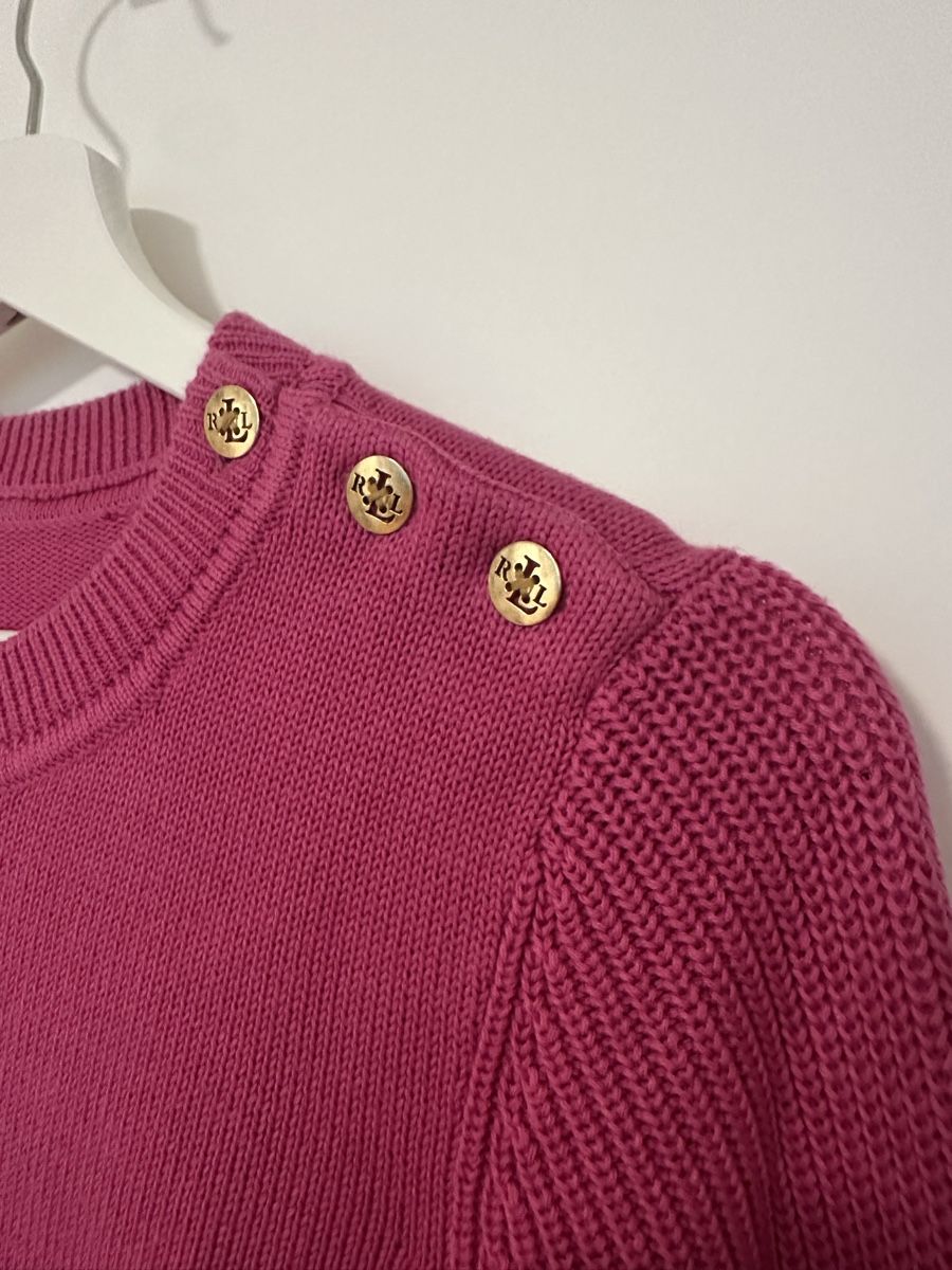 Ralph Lauren Maglioni & Felpe: Ralph Lauren Strickpullover pink mit Knöpfen M – Nuovo (secondo la descrizione) da Zürich venduto da tmarina 6