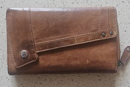 Portemonnaie aunts & uncles Leder braun, gut erhalten
