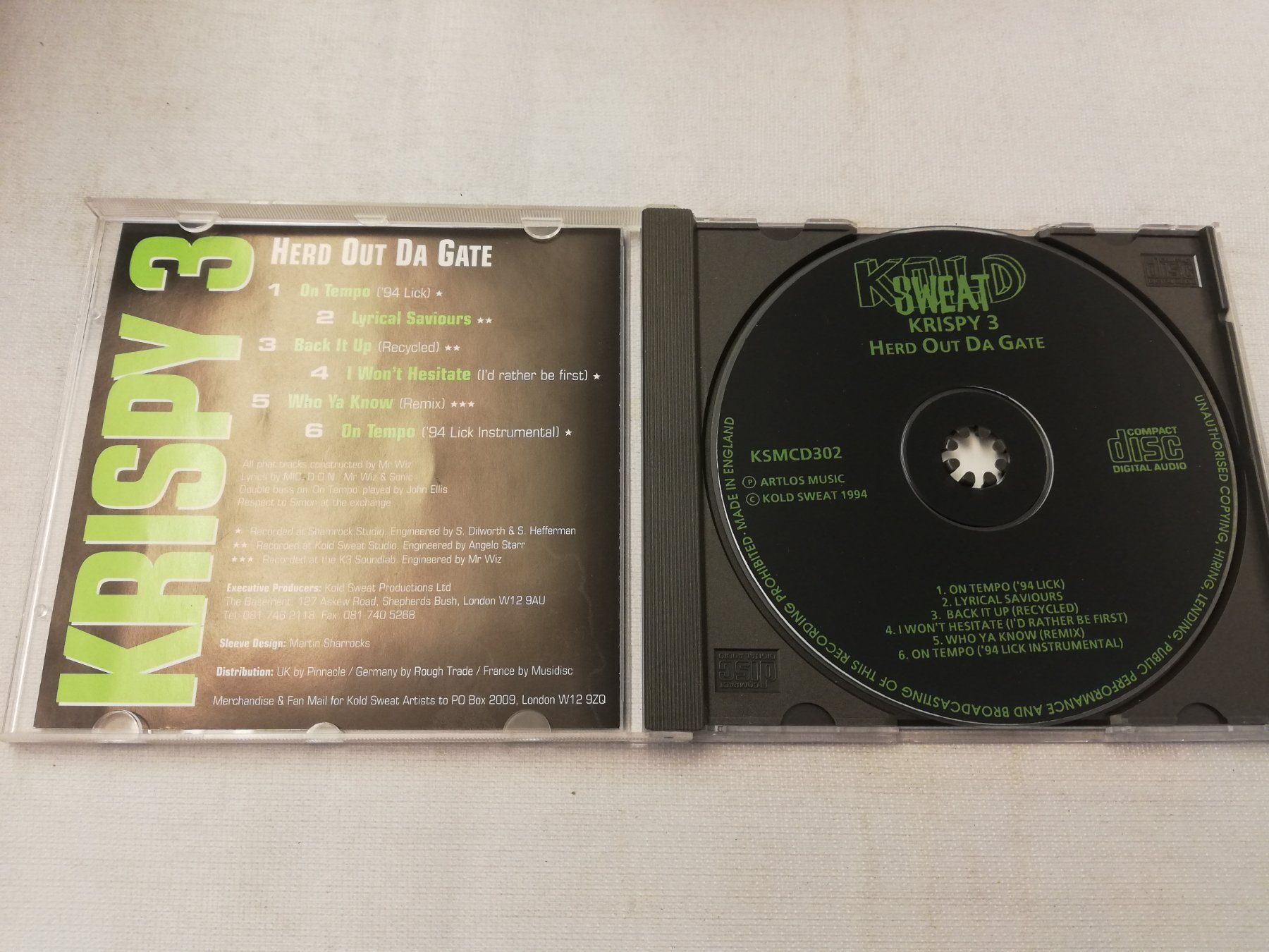 CDs: KRISPY 3 - HERD OUT DA GATE – Gebraucht aus Bern von Vinylsound.ch 2