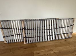 2 Lattenroste 80 × 200 cm zu verkaufen