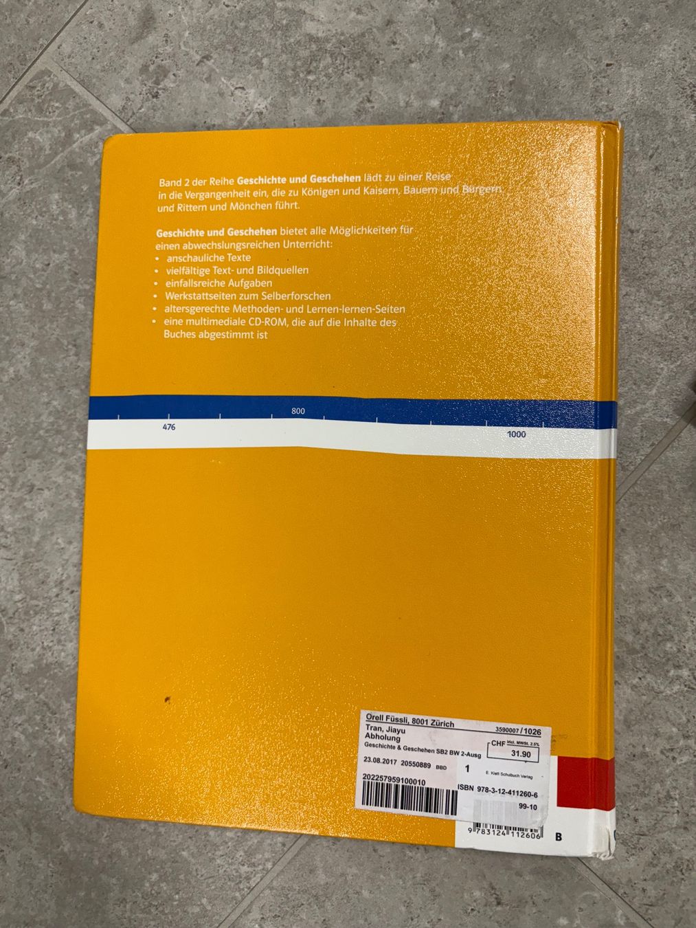 Bücher: Geschichte und Geschehen 2 -Sekundarstufe I – Gebraucht aus Schönenberg ZH von JaluTa 1