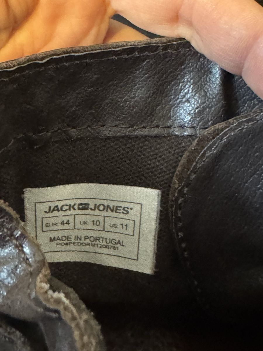 Jack & Jones Scarpe da uomo: Jack & Jones Leather Boots Brown, Size 44 – Usato da Zürich venduto da AninANILOKIN 4