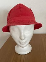 Roter Sommer/Fischerhut mit Reissverschluss Gr53 Vintige