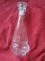 ALTE LIKÖR-KARAFFE, 0,5 lt, BLEIGLAS