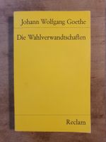 Die Wahlverwandschaft Johann Wolfgang Goethe Reclam