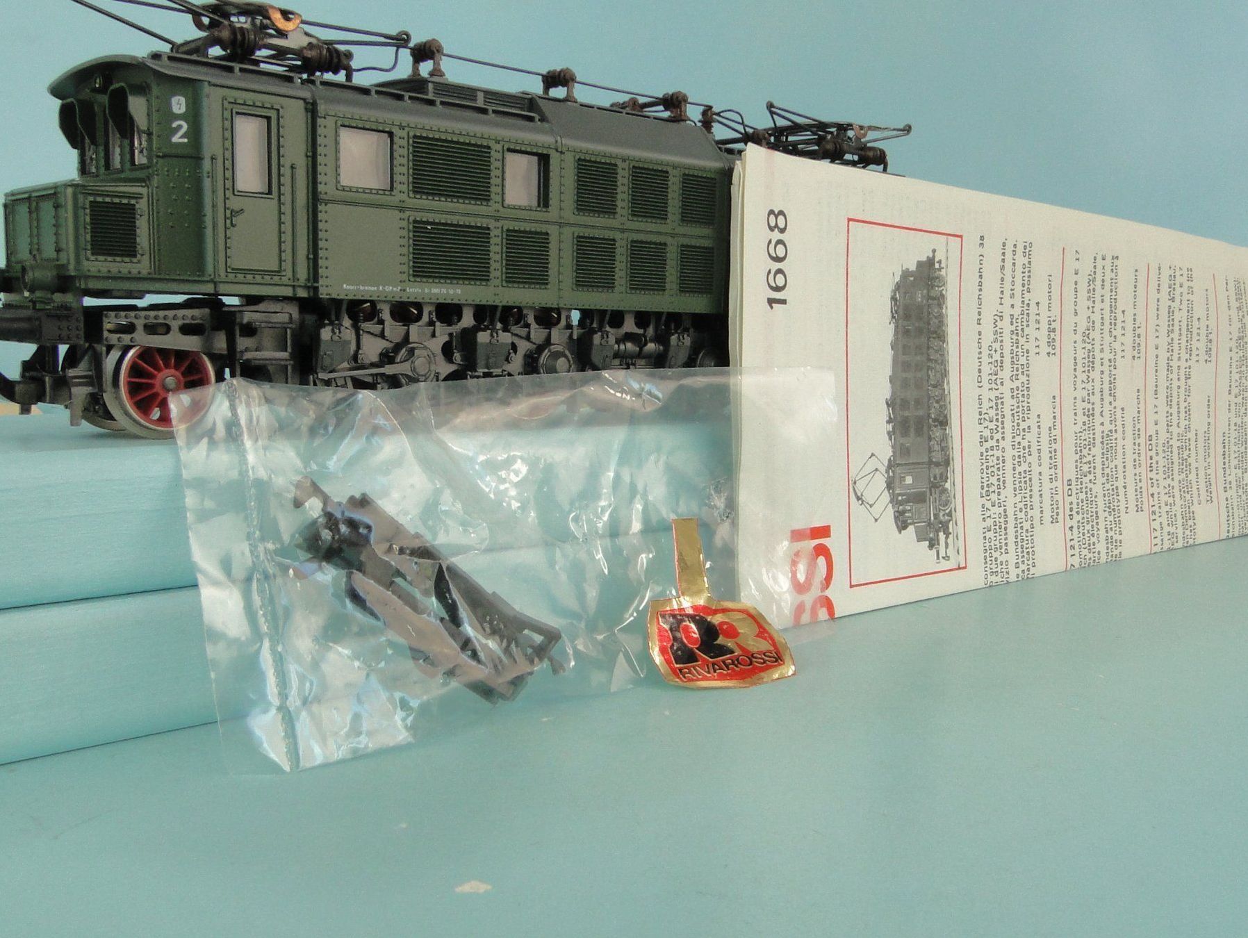 Rivarossi Modellini di ferrovie: Rivarossi H0 1668 BR 117 – Usato da Bülach venduto da cann11 7