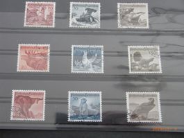 Fl ganze Sätze gest. teil ET top Stempel