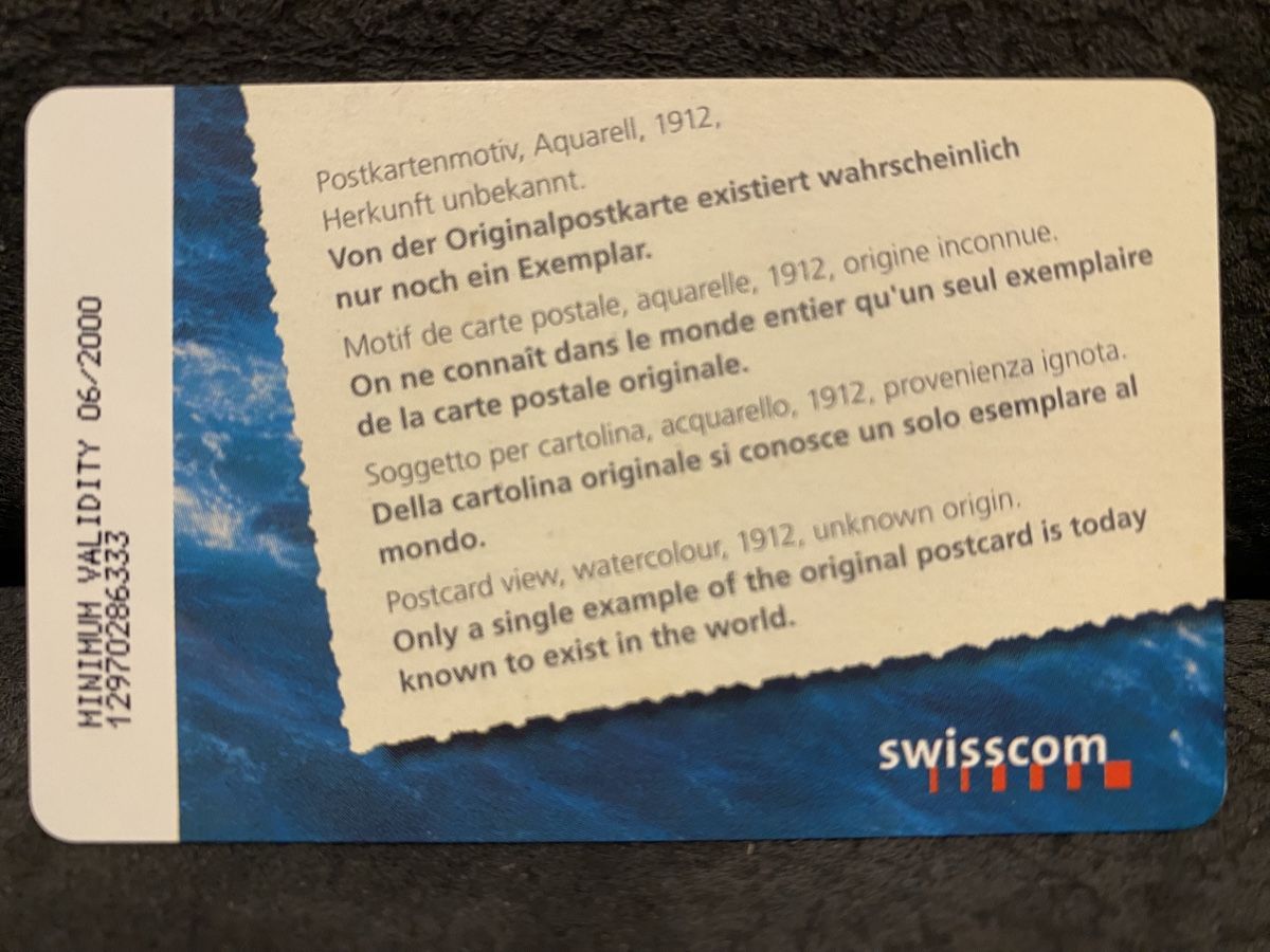 Schede telefoniche: P-taxcard neuve  – Nuovo (secondo la descrizione) da Lausanne venduto da babacard10 1