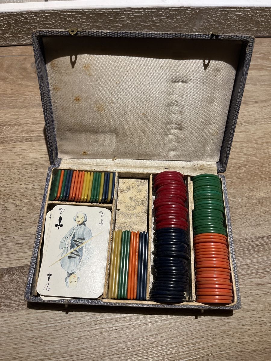 Giochi: Antikes Französisches Pokerset – Usato da Adligenswil venduto da mattechleau