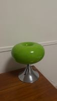 Grüne Glas Lampe im Stil der 70er Jahre