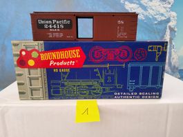 🚂1 alter ROUNDHOUSE Güterwagen H0 (1)🚂