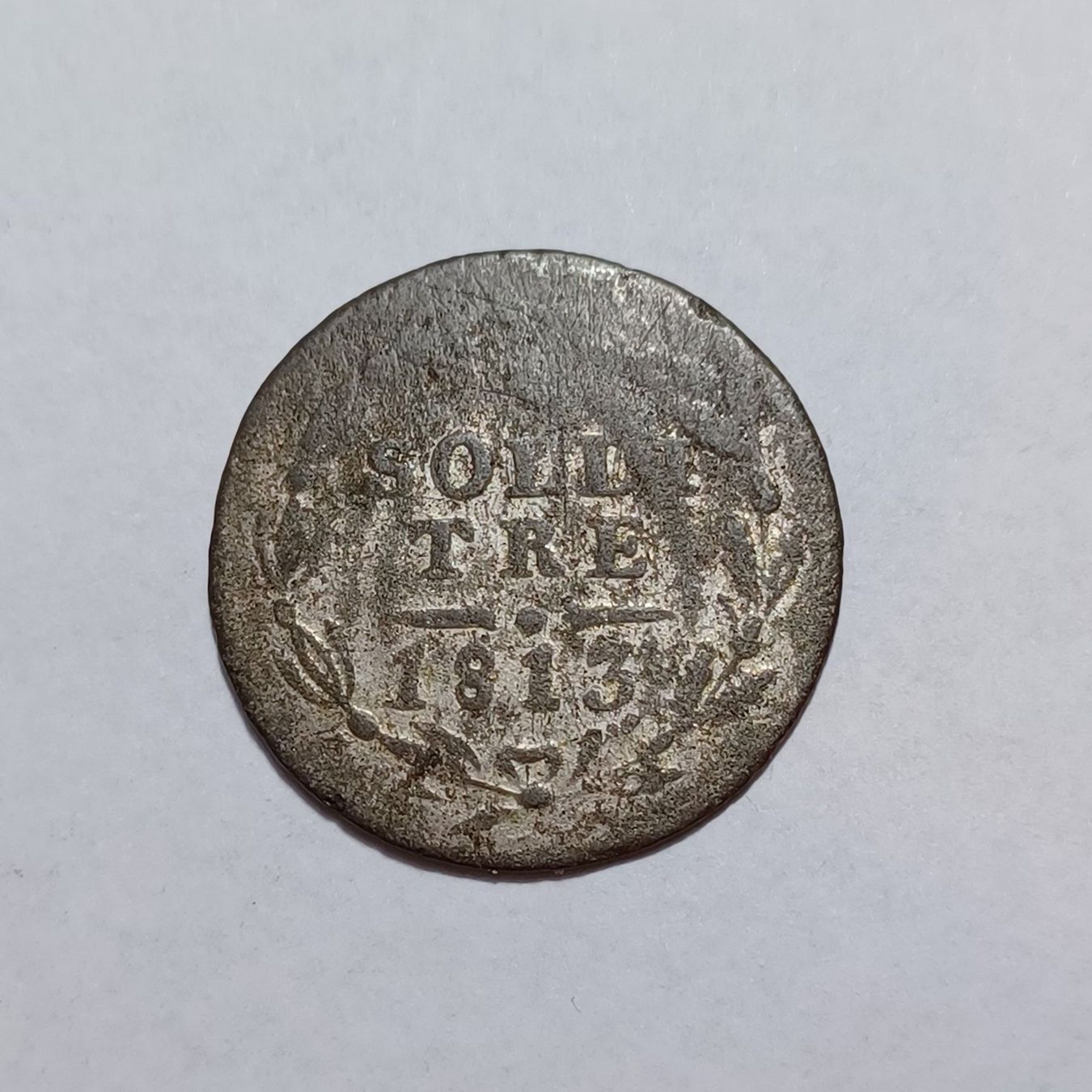 Alle Münzen: 3 Soldi 1813 Tessin – Gebraucht aus Pfäffikon ZH von Schweizer_Muenzen