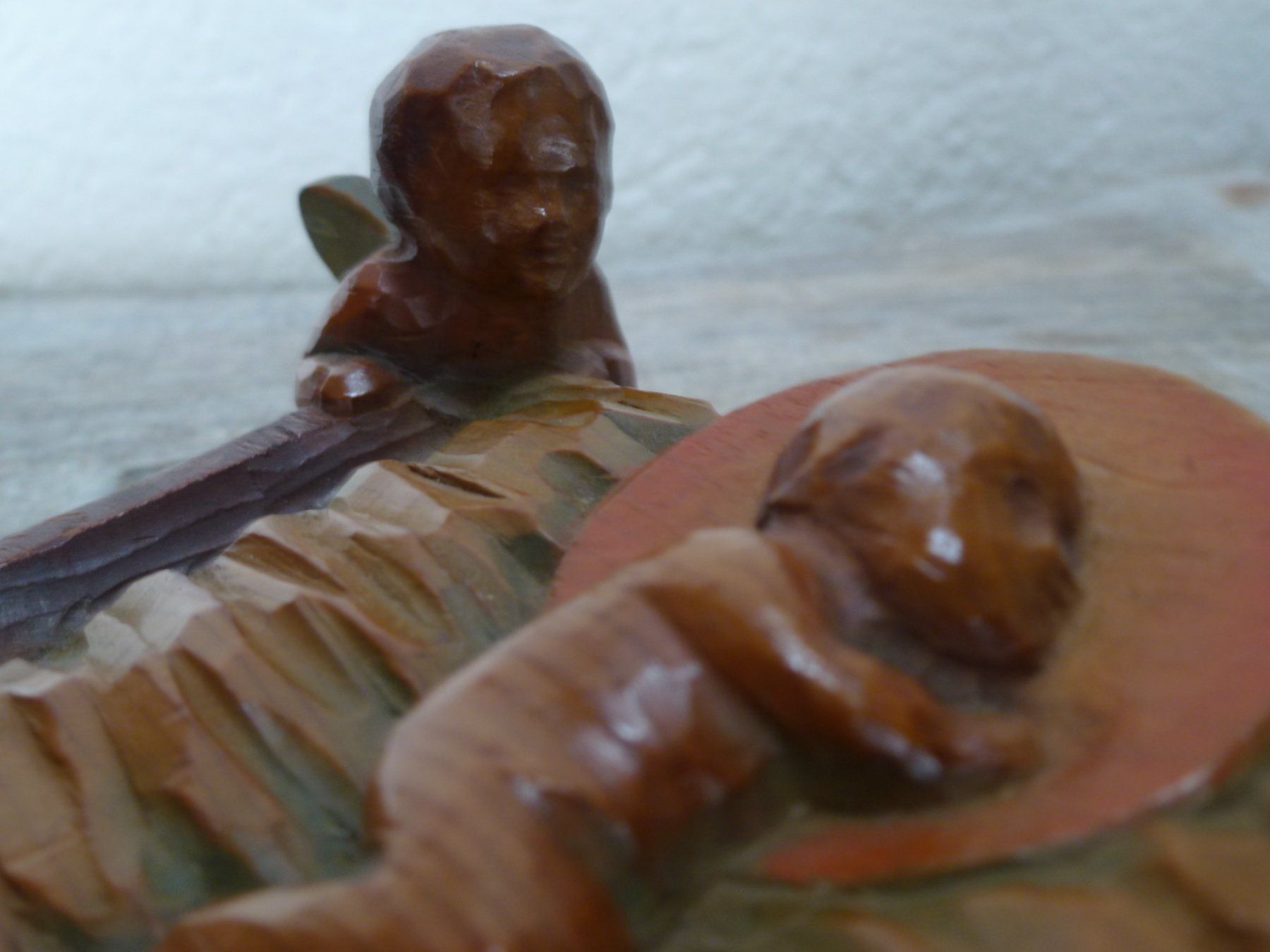 Statuette: Krippe Engel und Jesuskind / Josef Gasser – Usato da Oetwil am See venduto da Senegal 3
