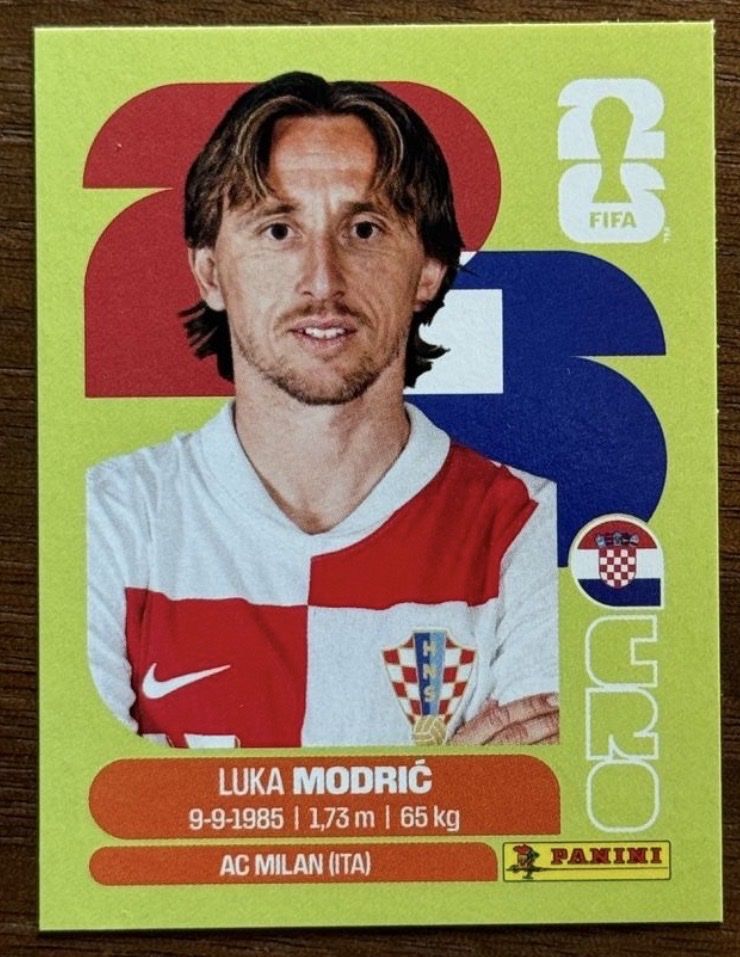 Panini Carte collezionabili: Panini Luca Modric CRO 9 – Nuovo (secondo la descrizione) da Regensdorf venduto da Maryjagne